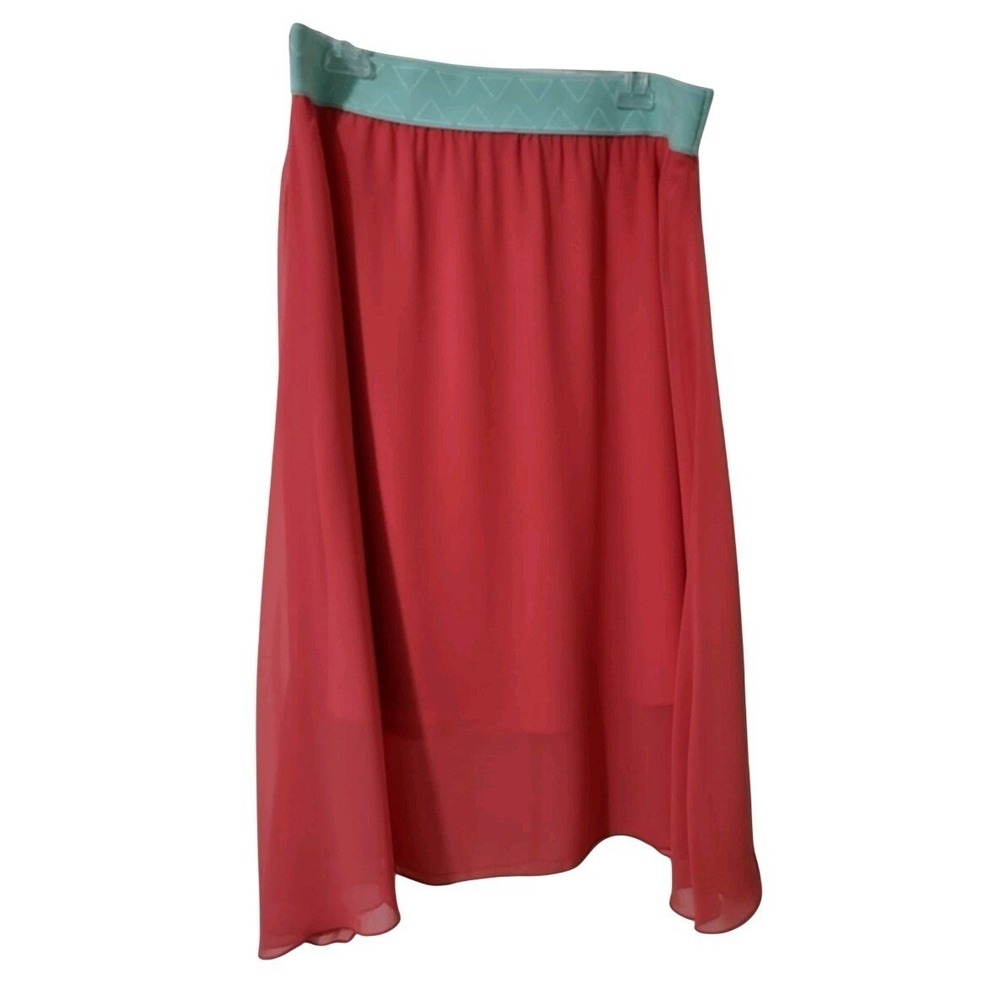 LuLaRoe Skirt Women's Size XLarge Solid Design Pull On Lined Elastic Waist